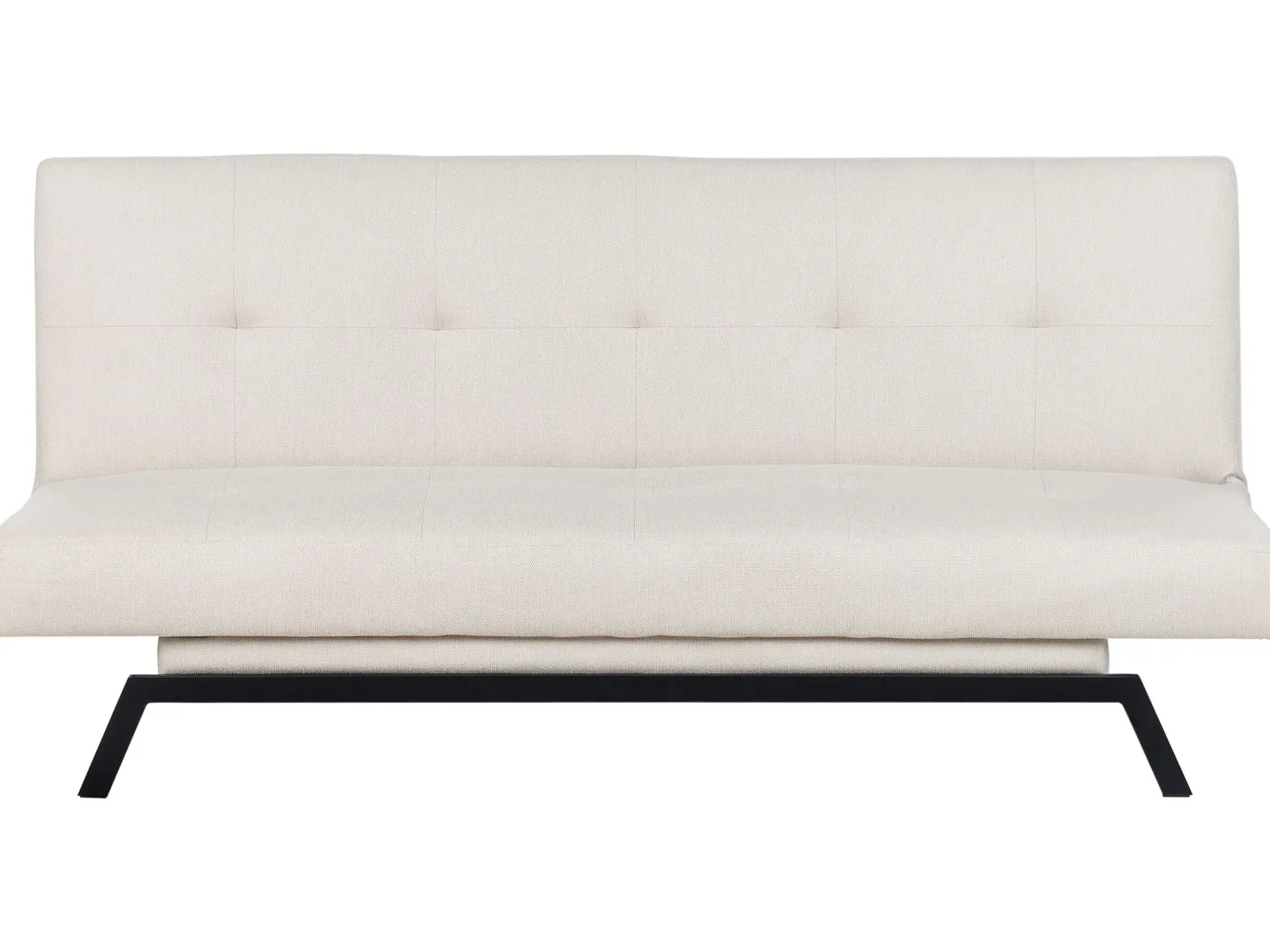 Sofa rozkładana funkcja spania biała