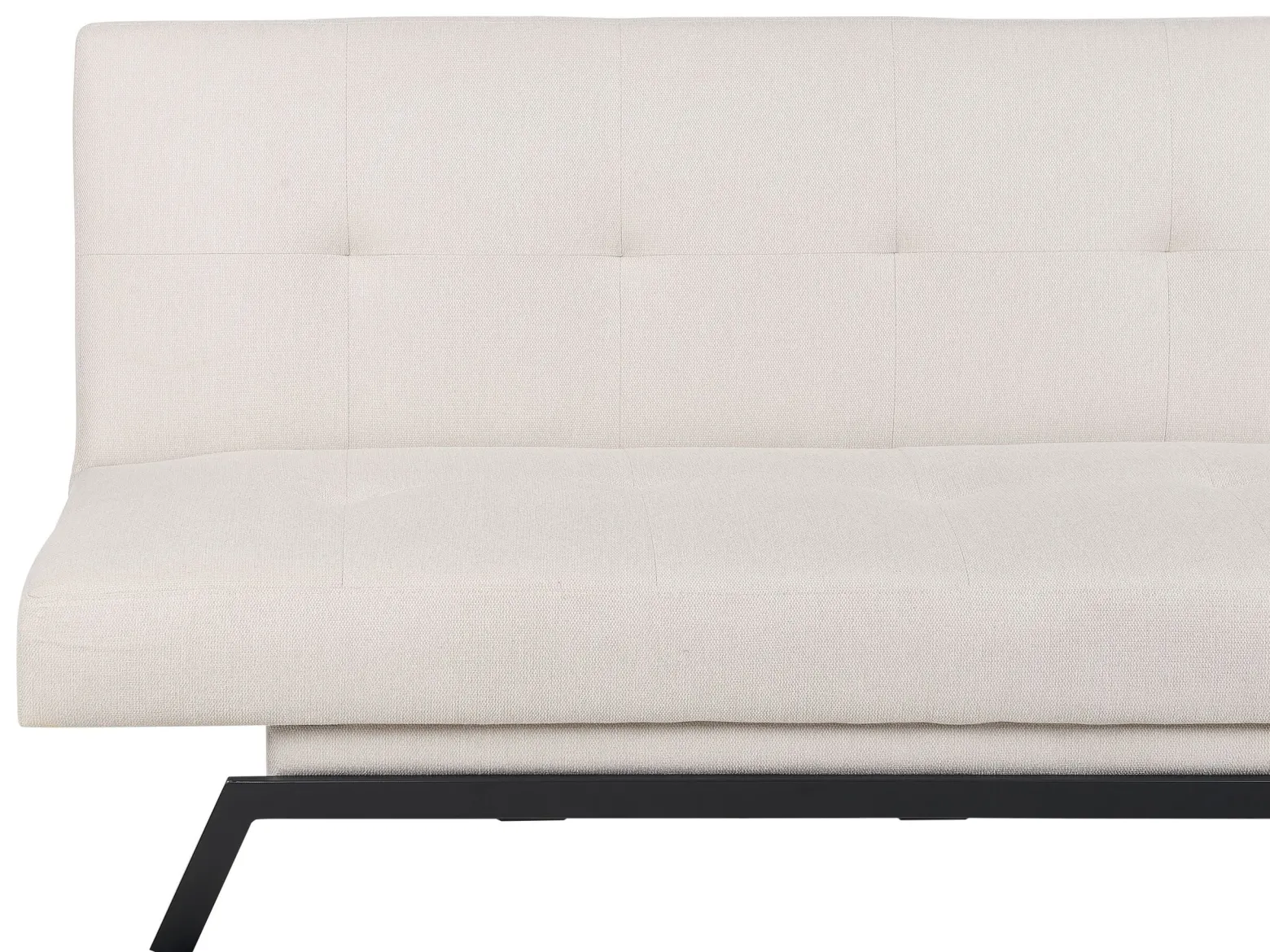 Sofa rozkładana funkcja spania biała