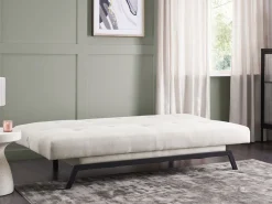 Sofa rozkładana funkcja spania biała