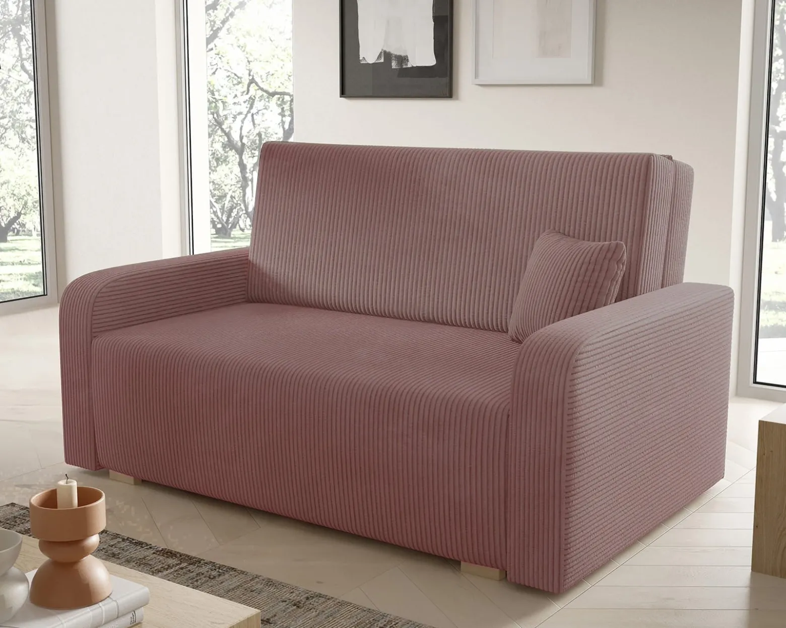 Sofa rozkładana 3-osobowa Amerykanka Tessa III Poso 29 sztruks