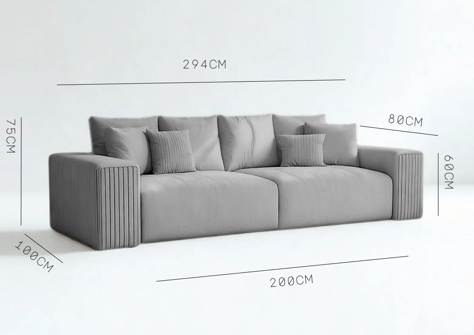 Sofa Rozkładana Trzyosobowa z Pojemnikiem PAS Zielona z Funkcją Spania