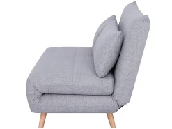 Sofa rozkładana z funkcją spania SPIKE II szara