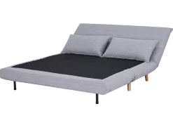 Sofa rozkładana z funkcją spania SPIKE II szara