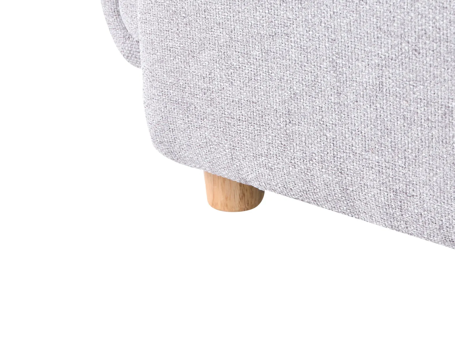 Sofa tapicerowana 2-osobowa szara