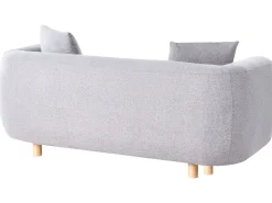Sofa tapicerowana 2-osobowa szara