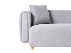 Sofa tapicerowana 2-osobowa szara