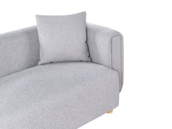 Sofa tapicerowana 2-osobowa szara