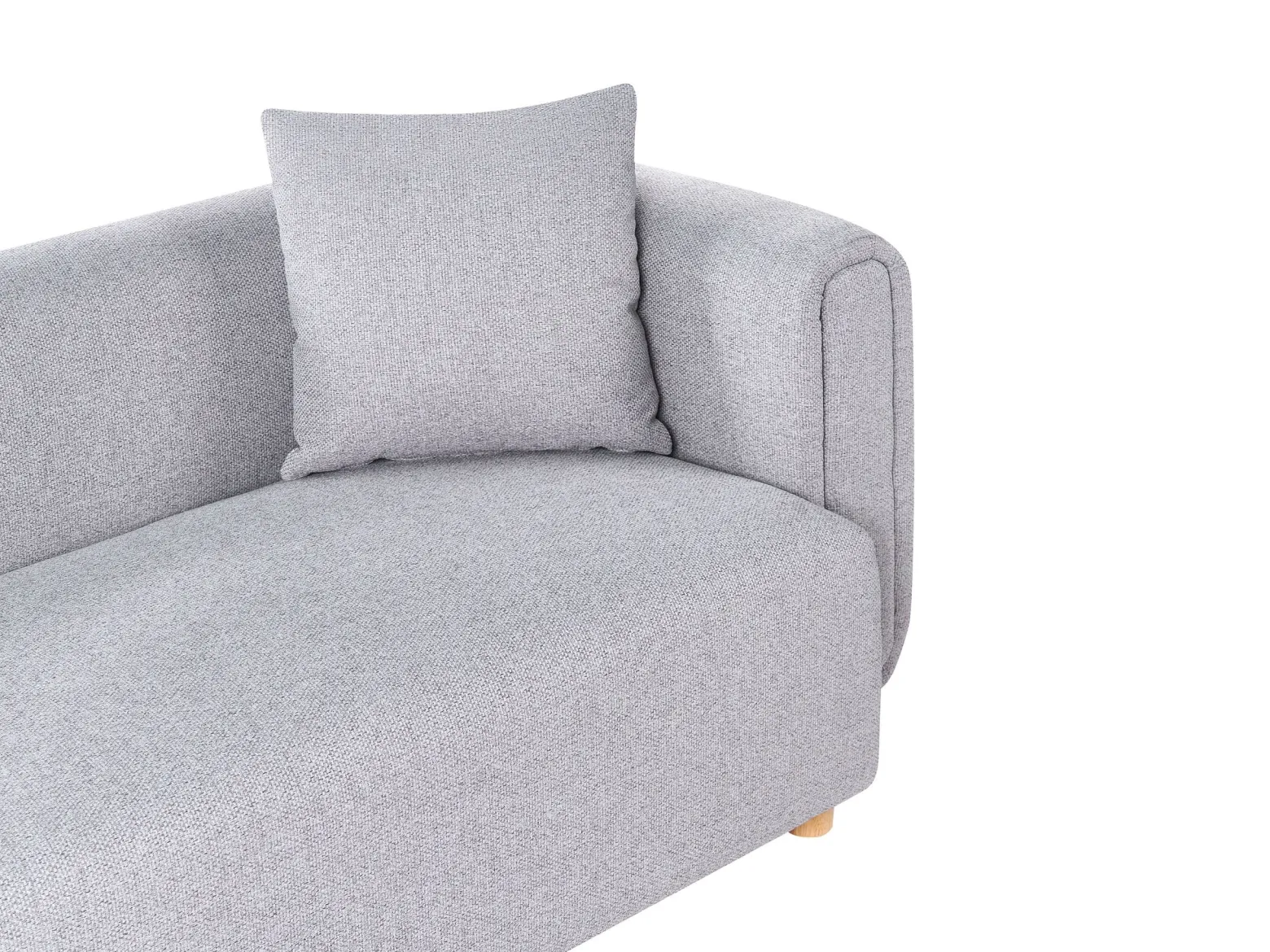 Sofa tapicerowana 2-osobowa szara