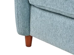 Sofa trzyosobowa tapicerowana niebieska