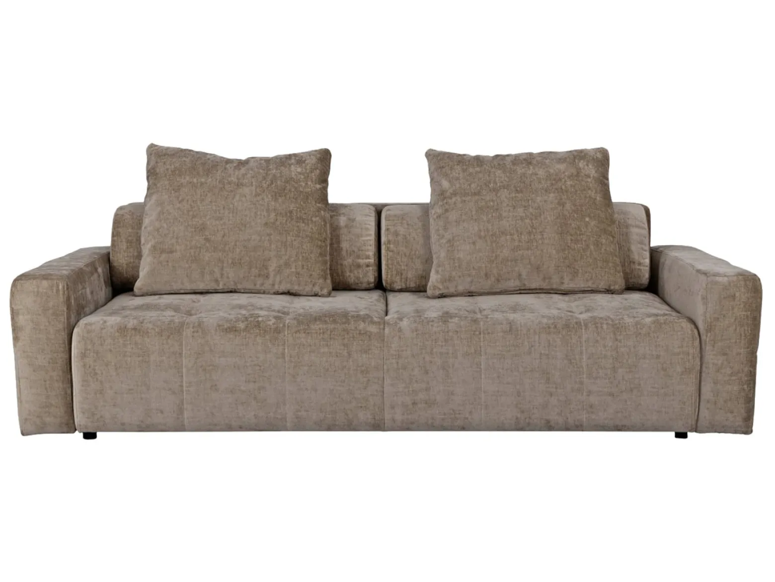 Sofa trzyosobowa Vibe rozkładana z pojemnikiem taupe