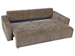 Sofa trzyosobowa Vibe rozkładana z pojemnikiem taupe