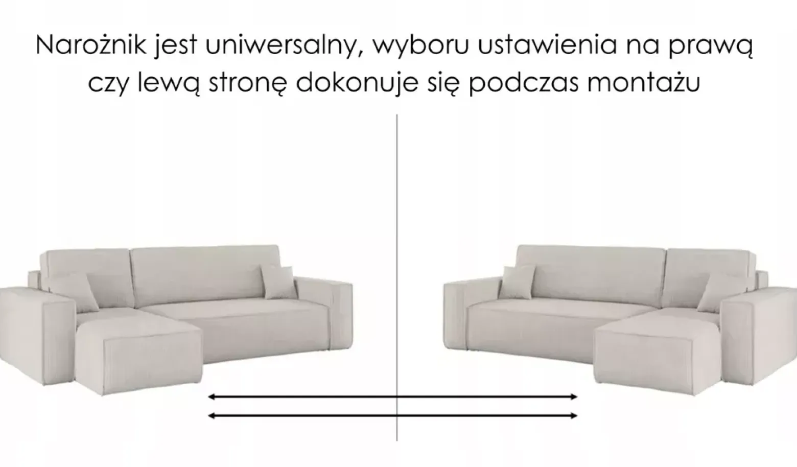 Sofa w kształcie L BEST, tkanina Abriamo, Ciemnoniebieski Lewostronny