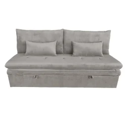 Sofa wypoczynkowa kanapa rozkładana leżanka spania S109 Aster sztruks beż