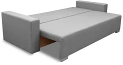Sofa z funkcją spania z pojemnikiem Burgos Grafit