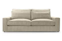 Sofa z wygodnym siedziskiem CHANEL / LINCOLN03 beżowy