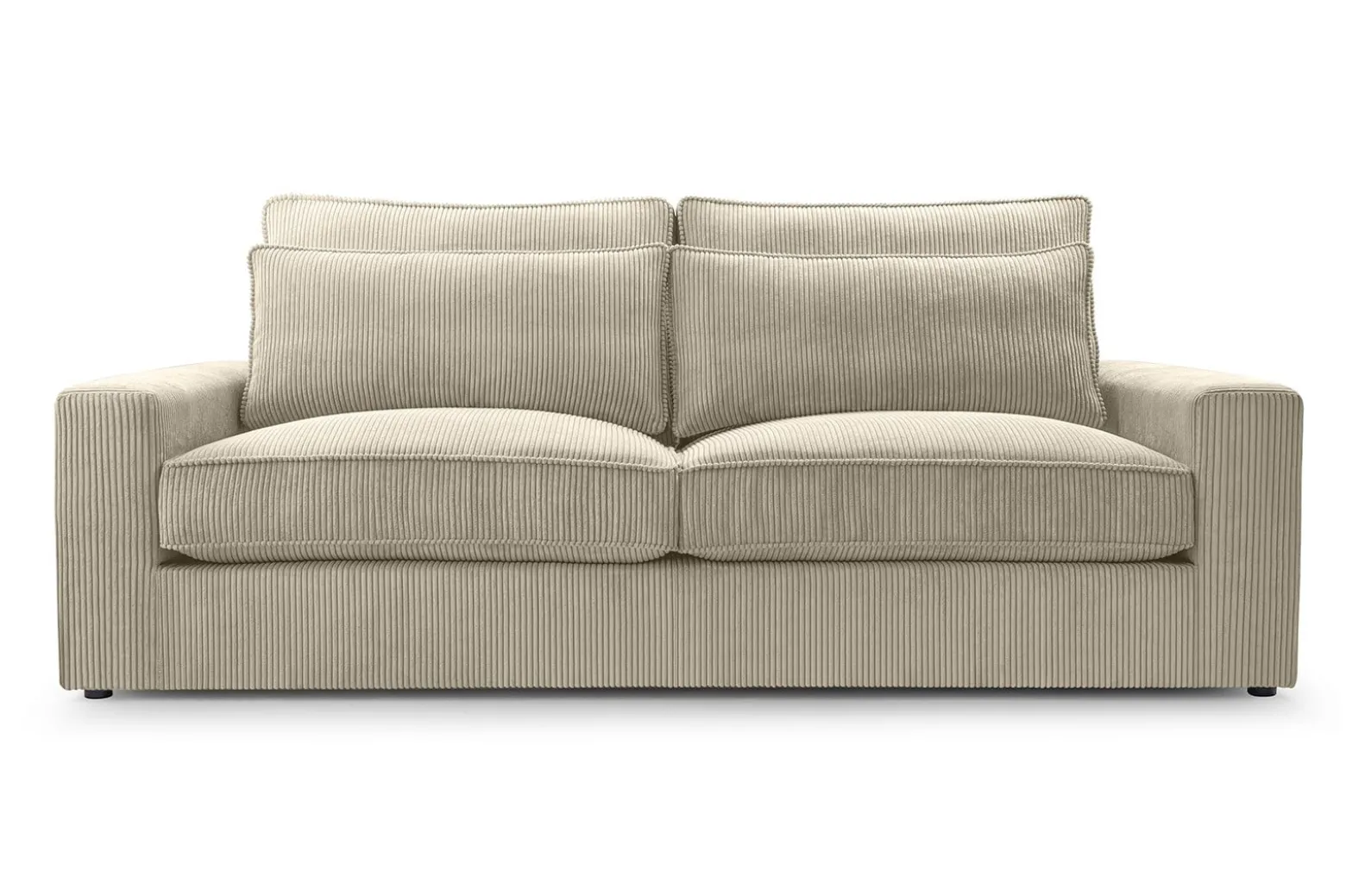 Sofa z wygodnym siedziskiem CHANEL / LINCOLN03 beżowy