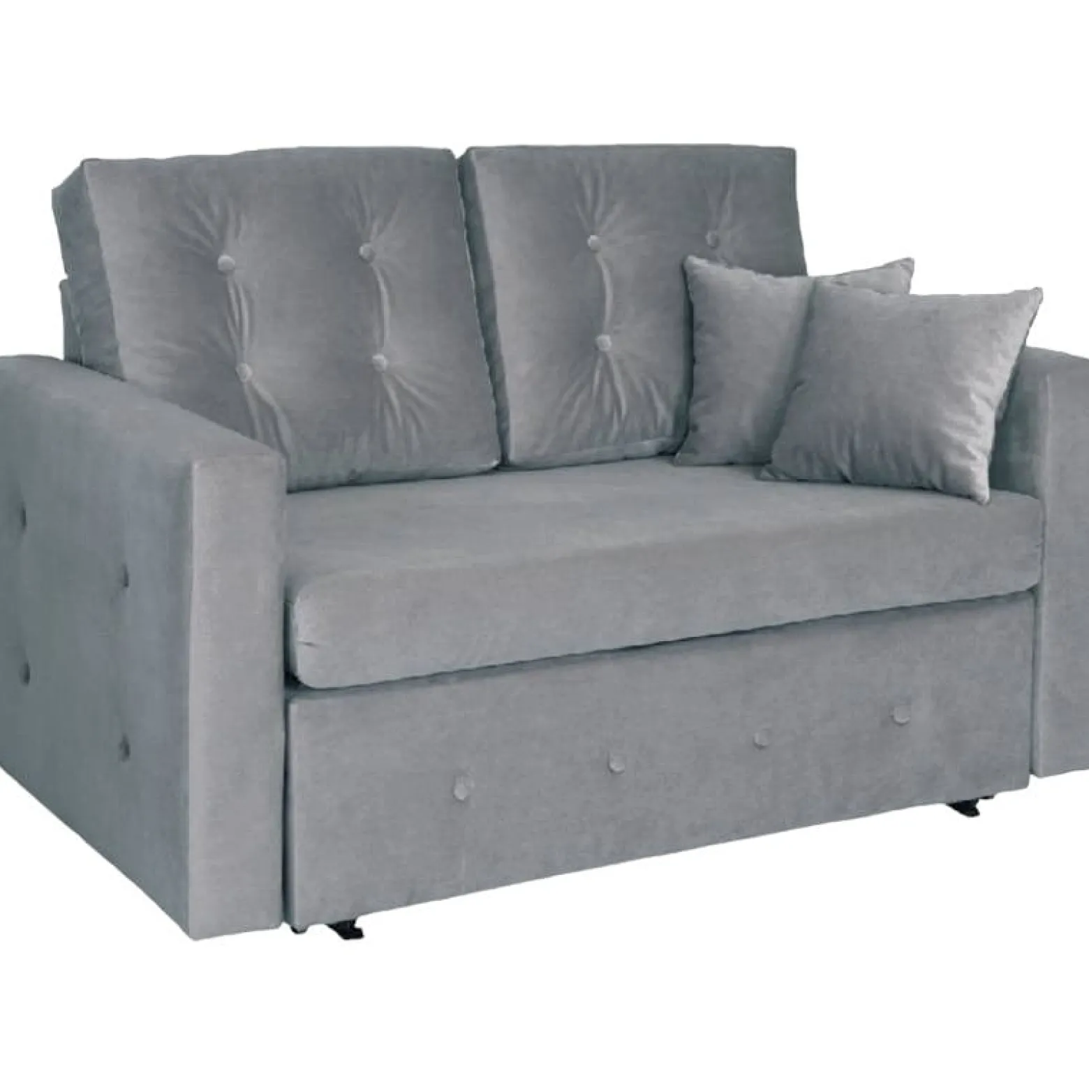 SOFIA szara sofa dwuosobowa rozkładana
