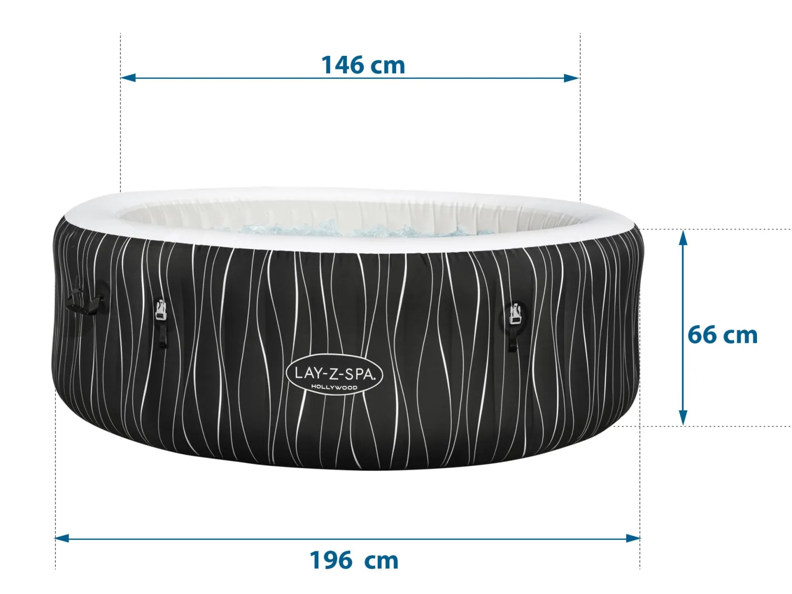 SPA dmuchane basen 6os. z hydromasażem Bestway 60059