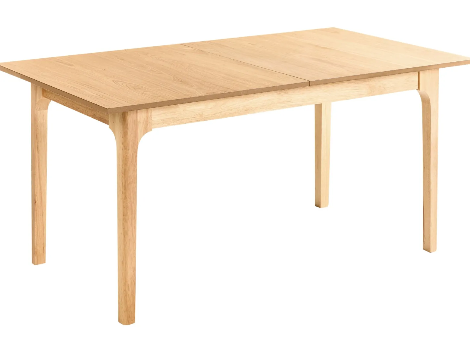 Stół do jadalni rozkładany DELMAS Jesion jasny 160/200 cm 90 cm