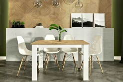 Stół KONGO 120X80 ARTISAN BIAŁY do jadalni salonu