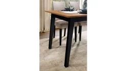 Stół rozkładany Lazure 160-240x90/76 dąb rustical karmelowy