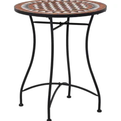 Stół Brąz 60 cm Ceramika vidaXL