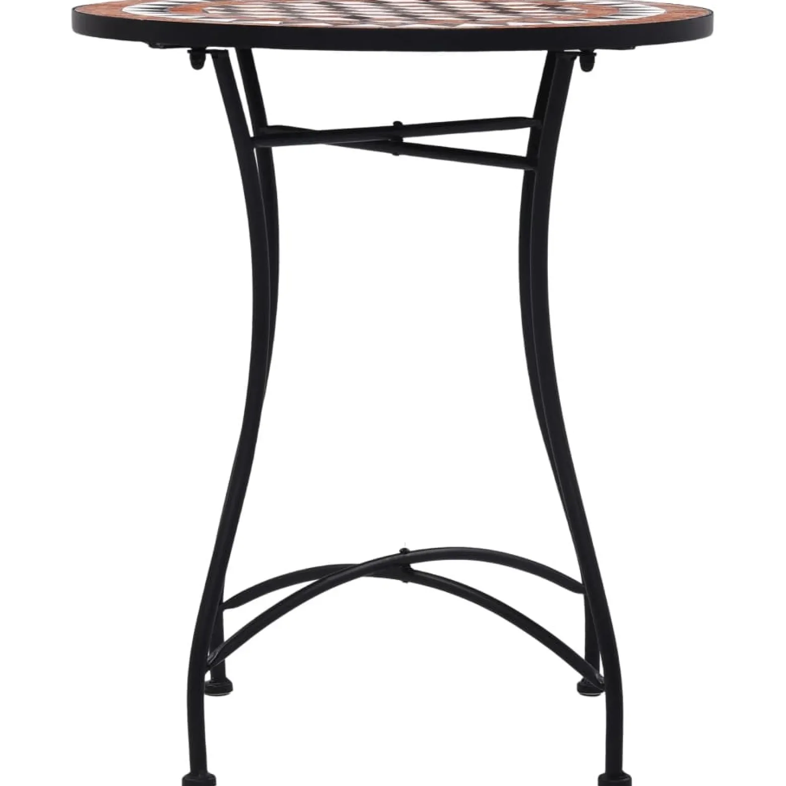 Stół Brąz 60 cm Ceramika vidaXL