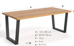 Stół dębowy Erant