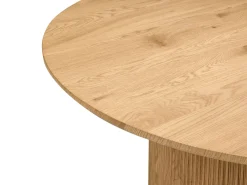 Stół do jadalni 120 cm jasnobrązowy