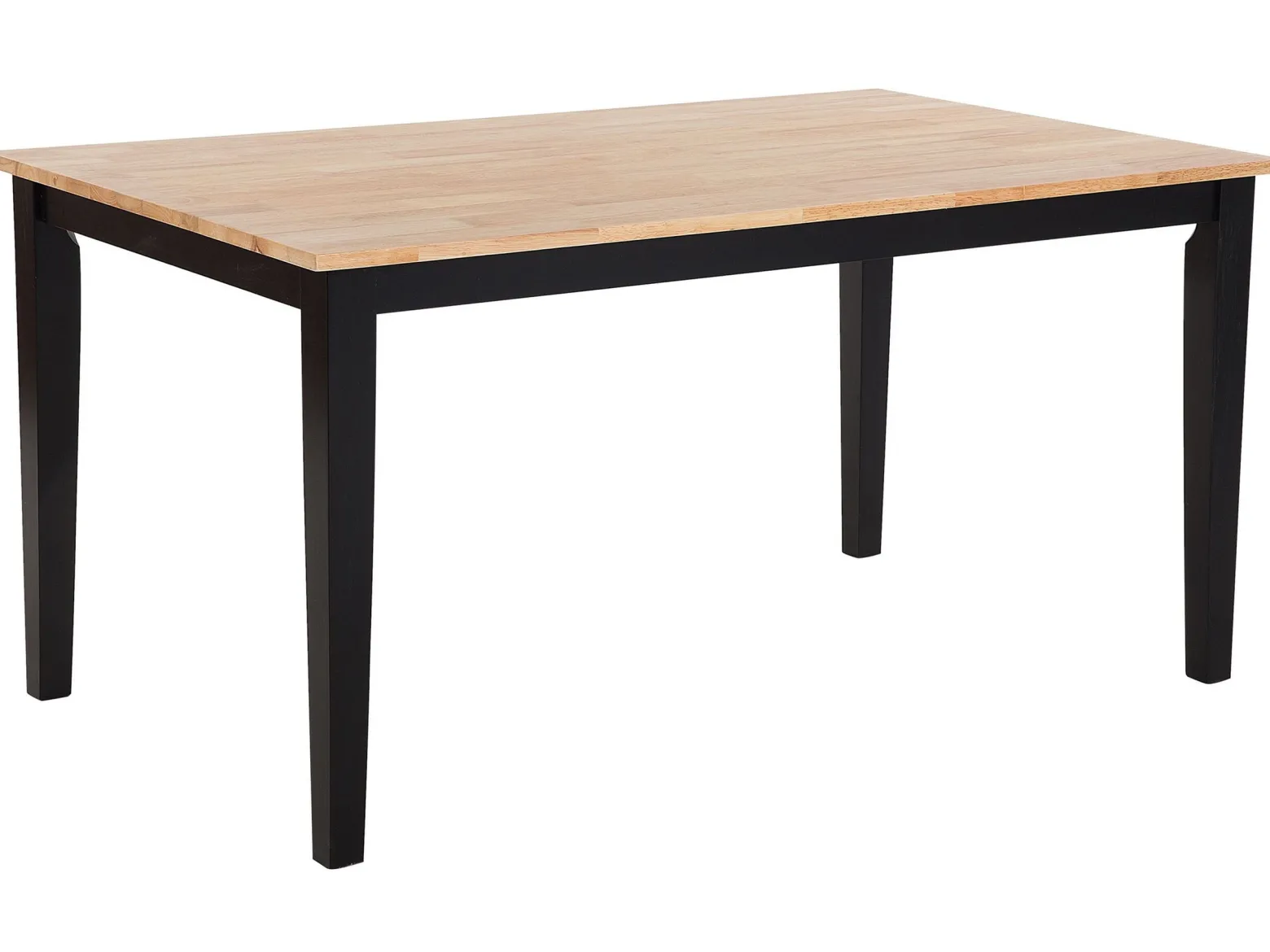 Stół do jadalni drewniany 150x90 czarny