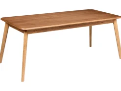Stół do jadalni 200 x 90 cm dąb ciemny