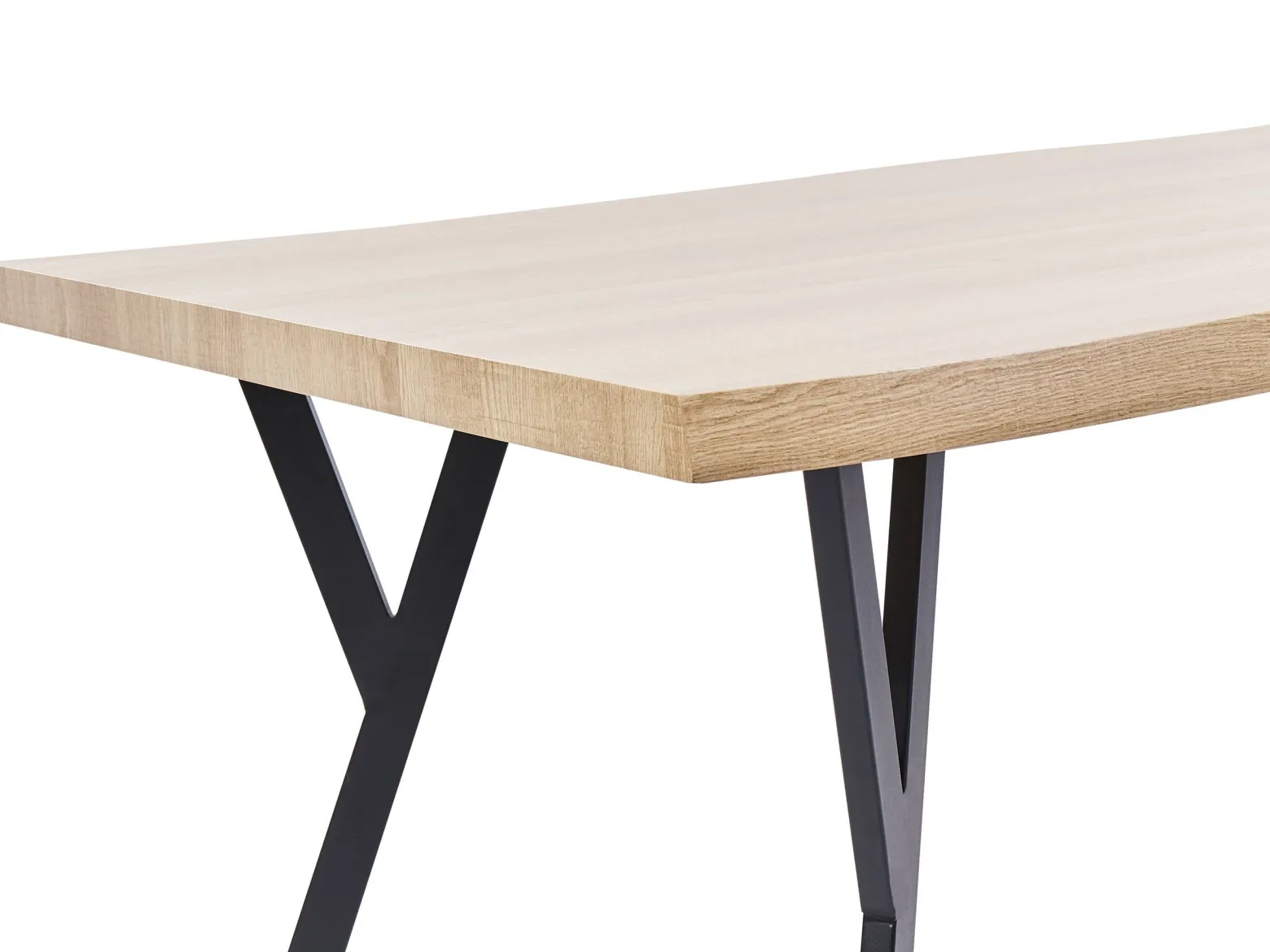 Stół do kuchni jadalni 180 x 90 cm MDF jasne drewno