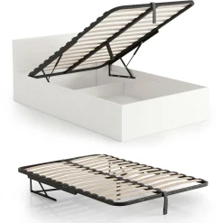 Stelaż metalowy do łóżka z mechanizmem podnoszenia 28 listew 100x200 cm