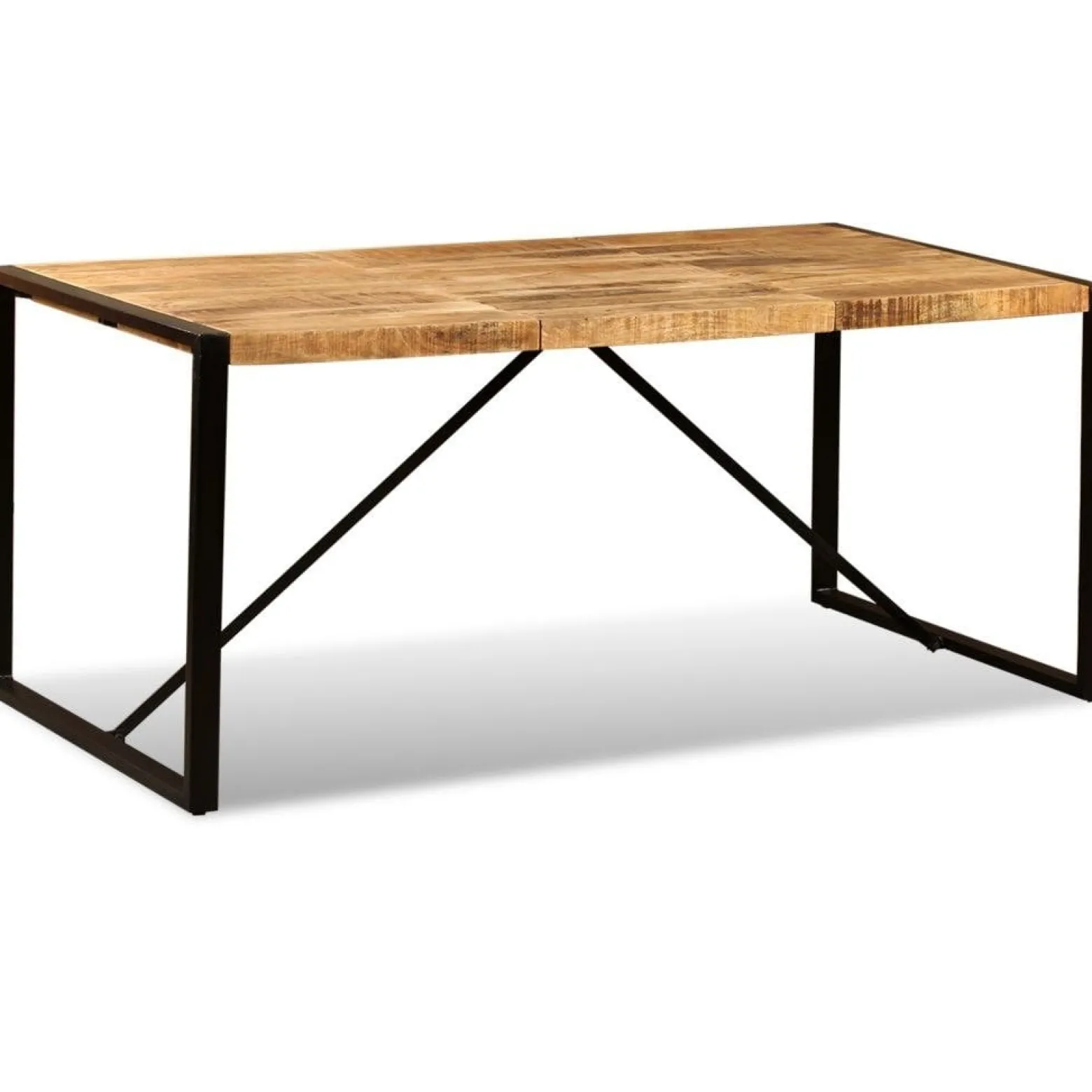 Stół jadalniany, surowe drewno mango, 180 cm