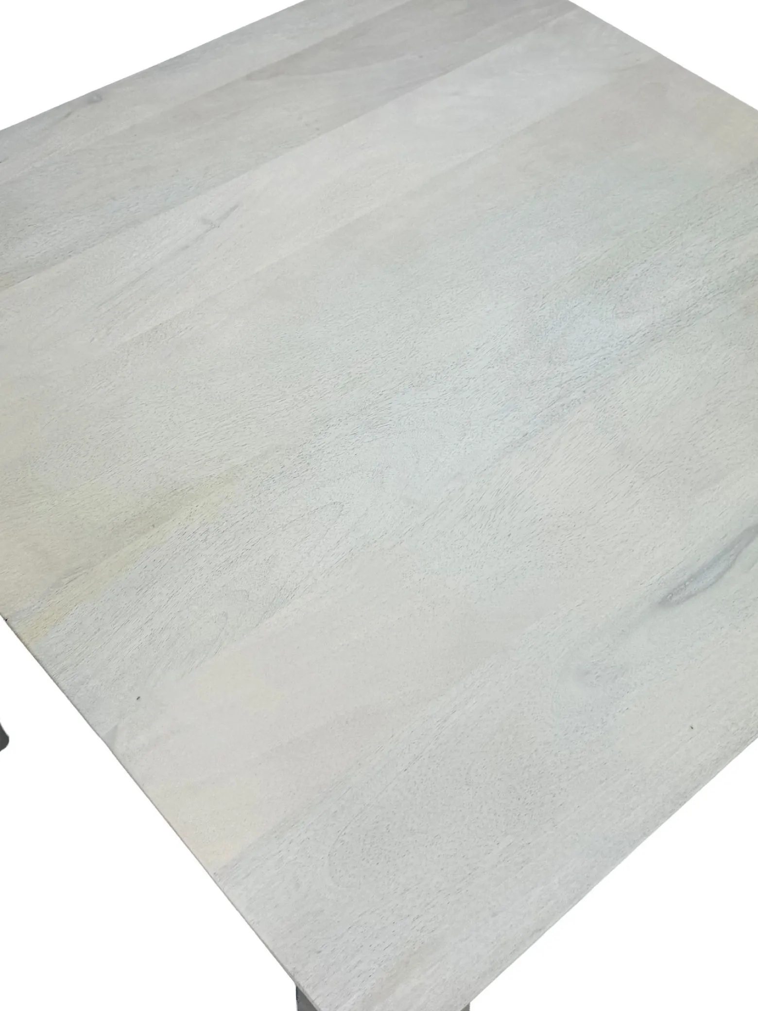 Stół jadalniany z litego drewna 80cm Stół do jadalni White Wash kuchenny
