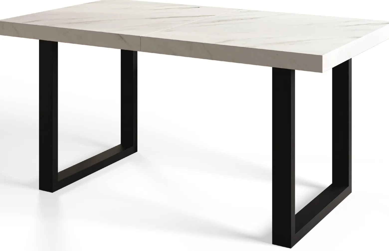 Stół nierozkładany LOFT U 140X80 Atelier ciemny/czarny