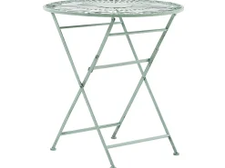 Stół ogrodowy bistro 70 cm metal zielony