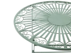 Stół ogrodowy bistro 70 cm metal zielony