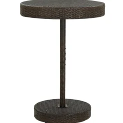 Stół ogrodowy Brąz 75.5 x 106 cm Technorattan vidaXL