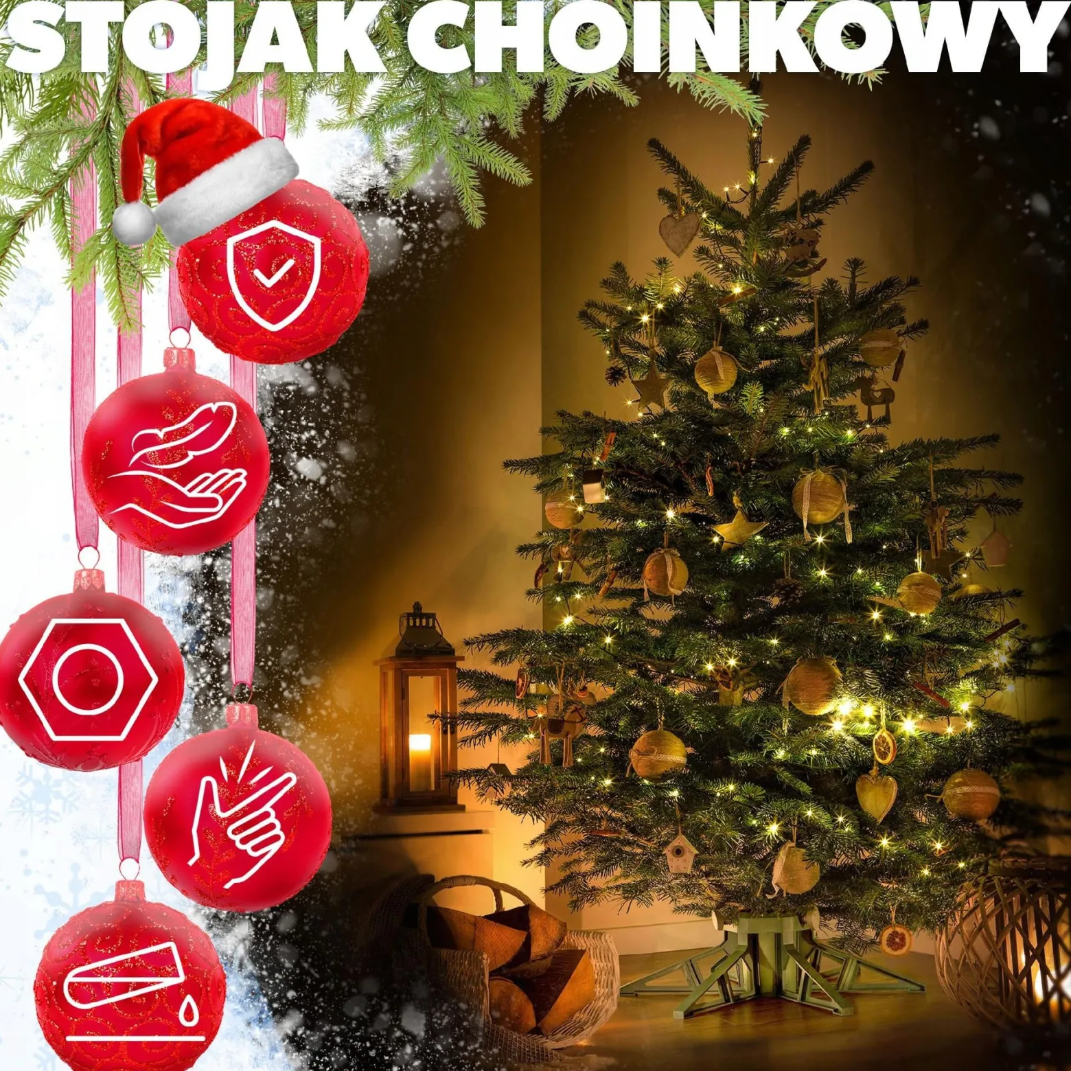Stojak Choinkowy Na Choinkę Pod Drzewko Do 3,5m