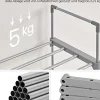 Stojak Na Buty, 10-Poziomowy Metalowy Organizator Buta