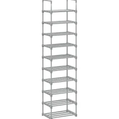 Stojak Na Buty, 10-Poziomowy Metalowy Organizator Buta