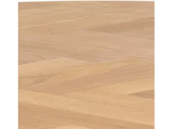 Stół okrągły Nagano 120 cm fornirowany w jodełkę
