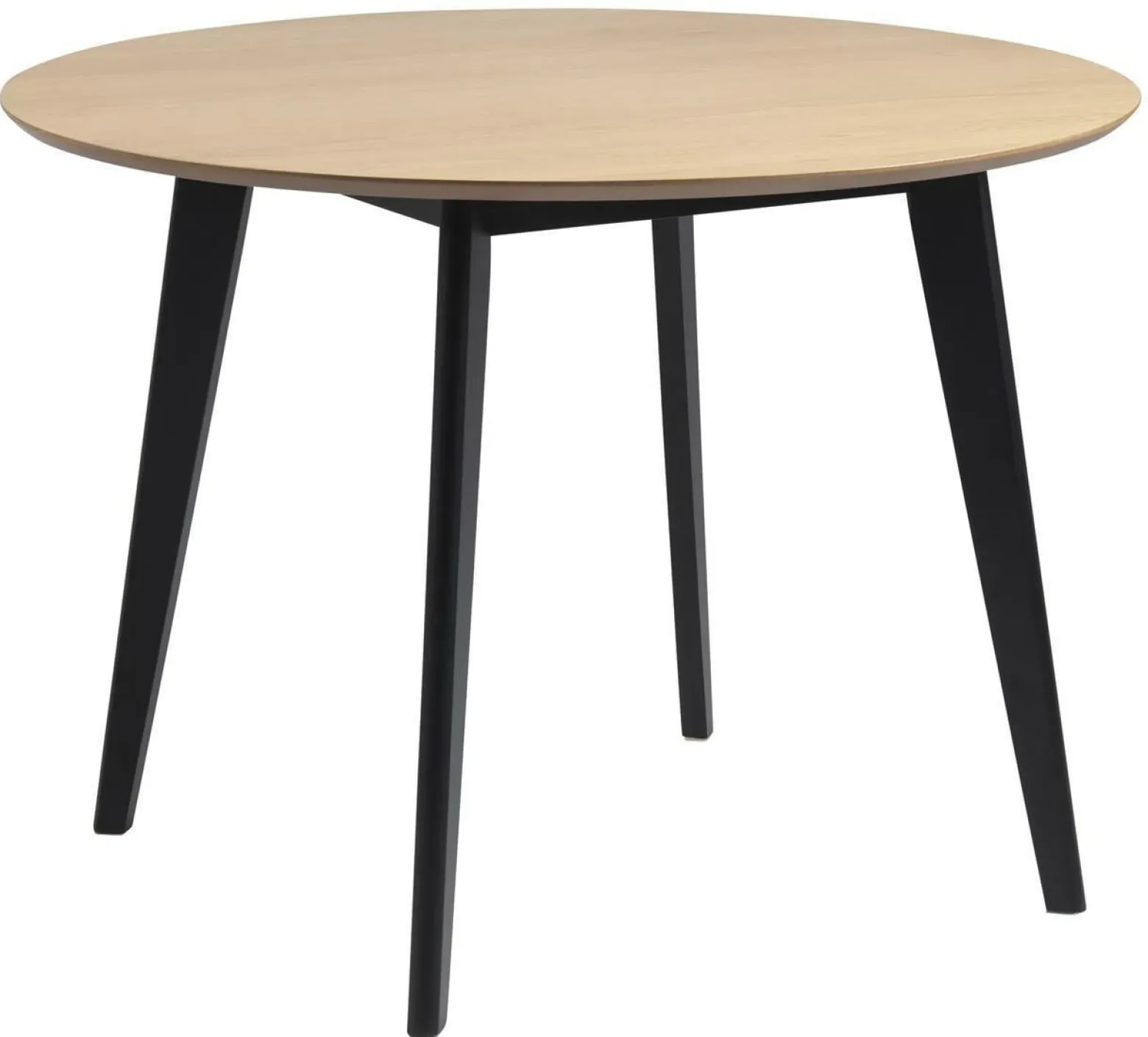 Stół okrągły Roxby 105 cm dąb naturalny