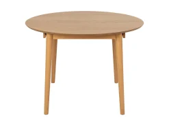 Stół okrągły rozkładany 115-154 cm Firenze, kolor Dębowy lakierowany