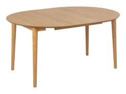 Stół okrągły rozkładany 115-154 cm Firenze, kolor Dębowy lakierowany