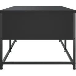 Stolik Kawowy Ława Stół Czarny 100x51x40 Do Salonu Do Pokoju