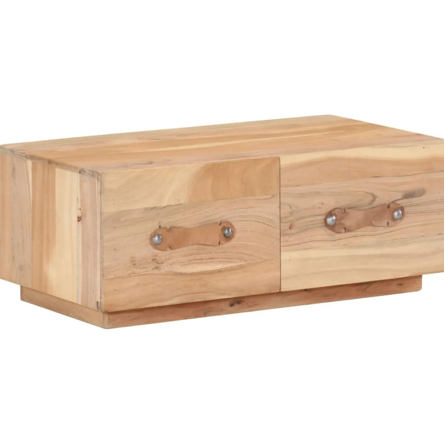 Stolik Kawowy Ława Stół Drewniany 90x50x35 Szuflady Do Salonu Do Pokoju