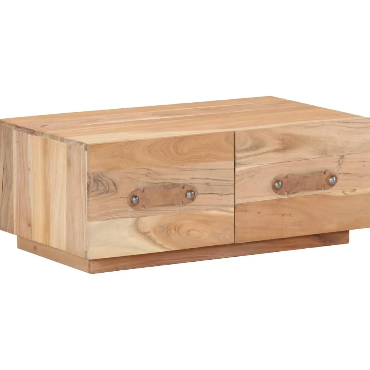 Stolik Kawowy Ława Stół Drewniany 90x50x35 Szuflady Do Salonu Do Pokoju