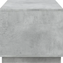 Stolik Kawowy Ława Stół Szary 102x50x44 Drzwiczki Do Salonu Do Pokoju